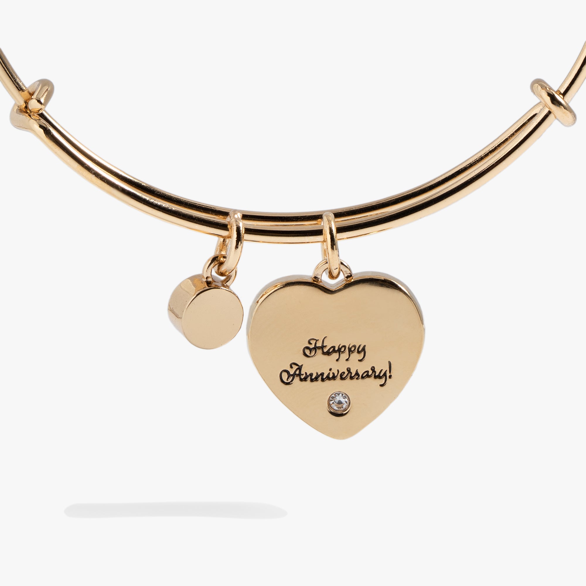 Mother Of Pearl Heart Anniversary Bangle
