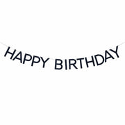 Happy Birthday Banner Navy