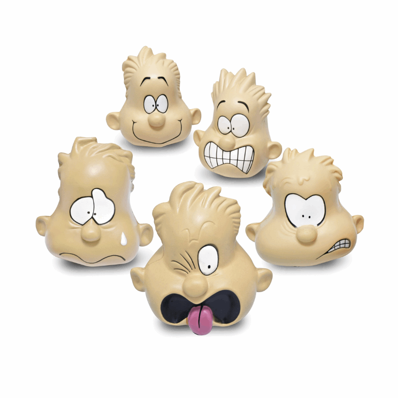 Feeling Heads, Set Of 5 Expressions