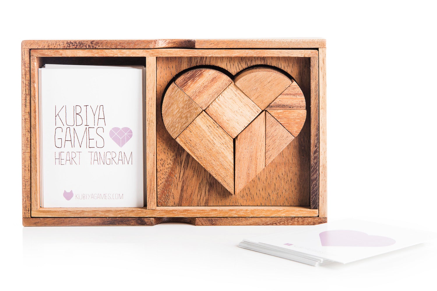 Heart Tangram - Two Sets With 57 Challenge Cards