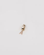 14k Gold Heirloom Charm With Initial
