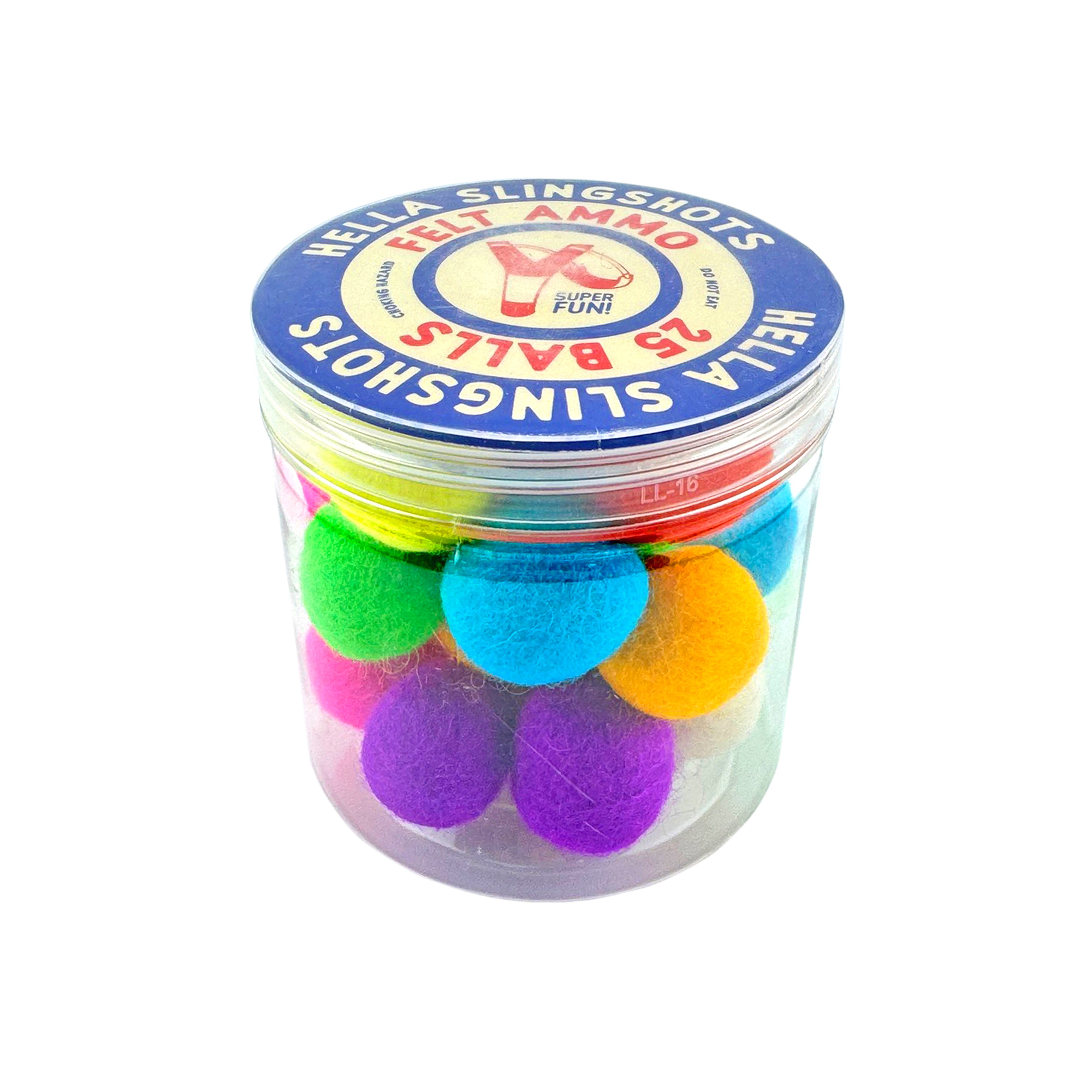 Felt Ball Slingshots Ammo - 25 Balls