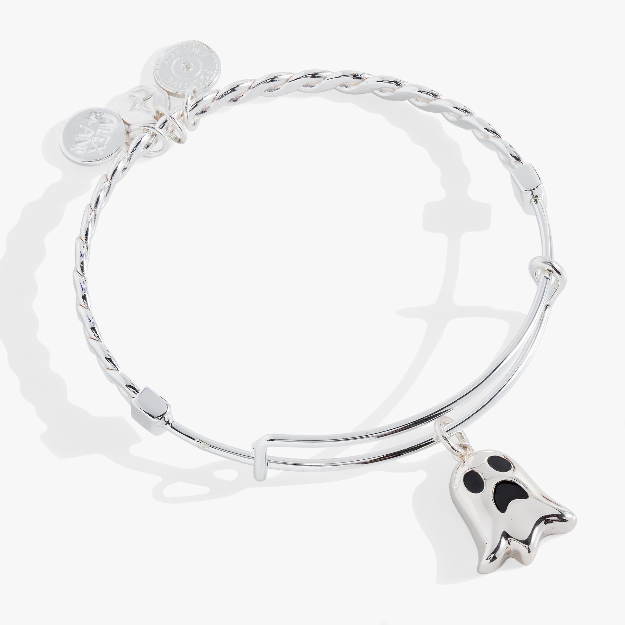 Ghost 'only Here For The Boos' Textured Bangle