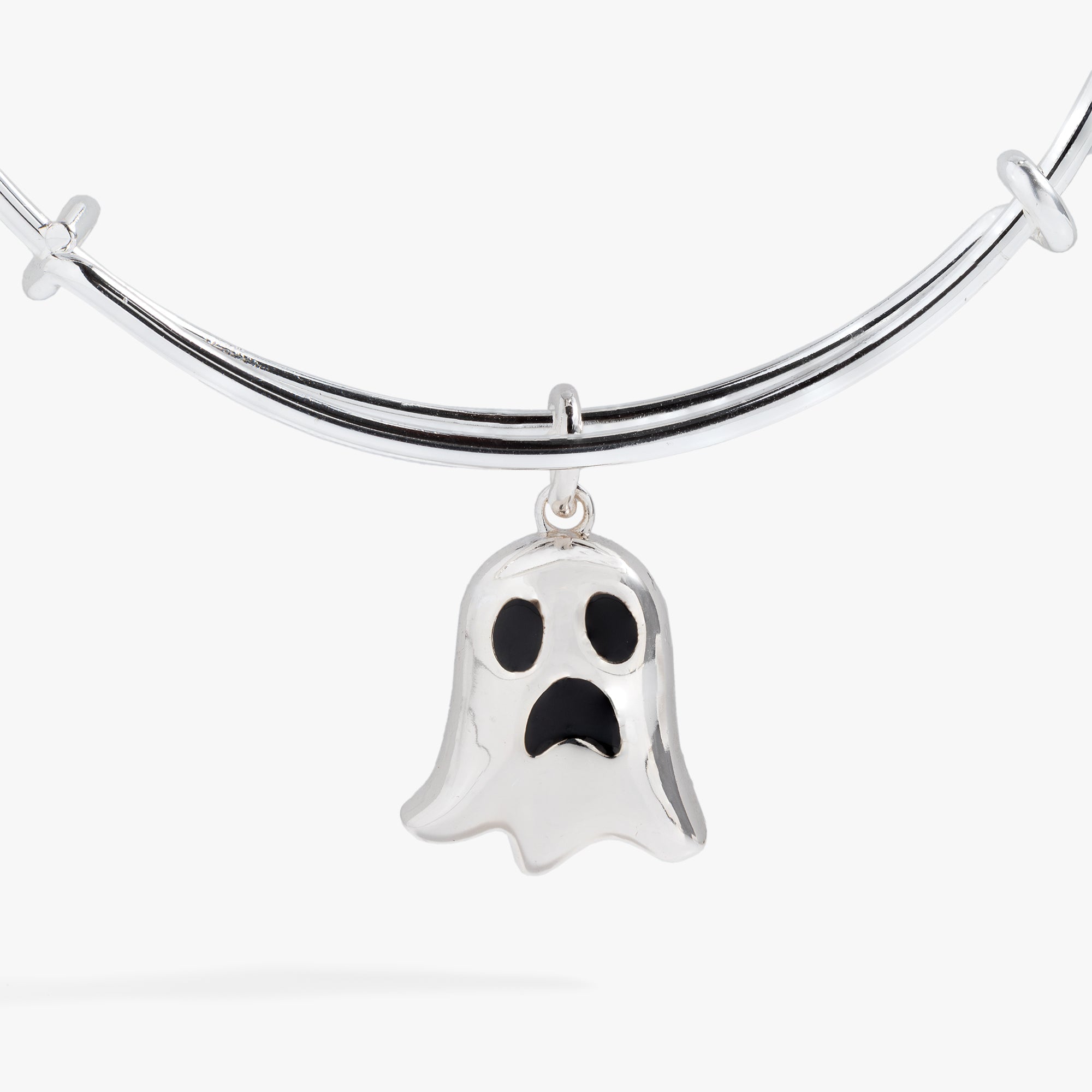 Ghost 'only Here For The Boos' Textured Bangle