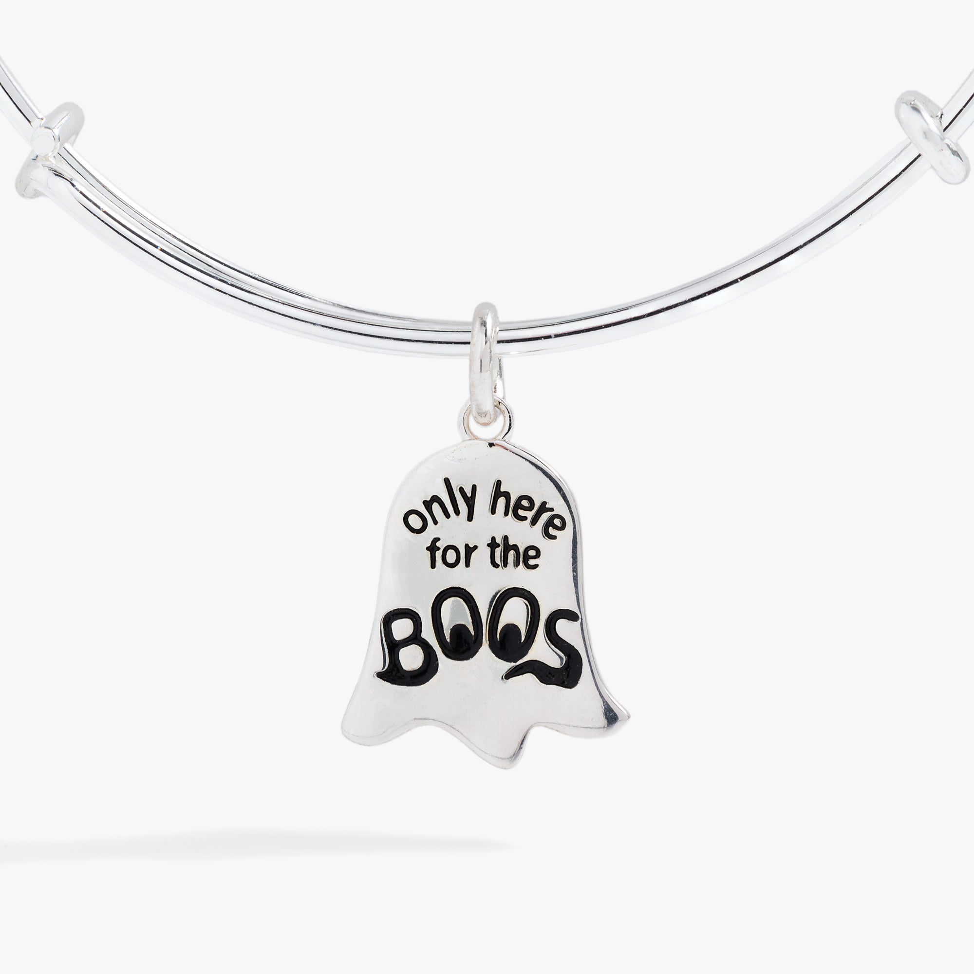 Ghost 'only Here For The Boos' Textured Bangle
