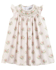 Heirloom Custom Rose Smocked Bishop Dress