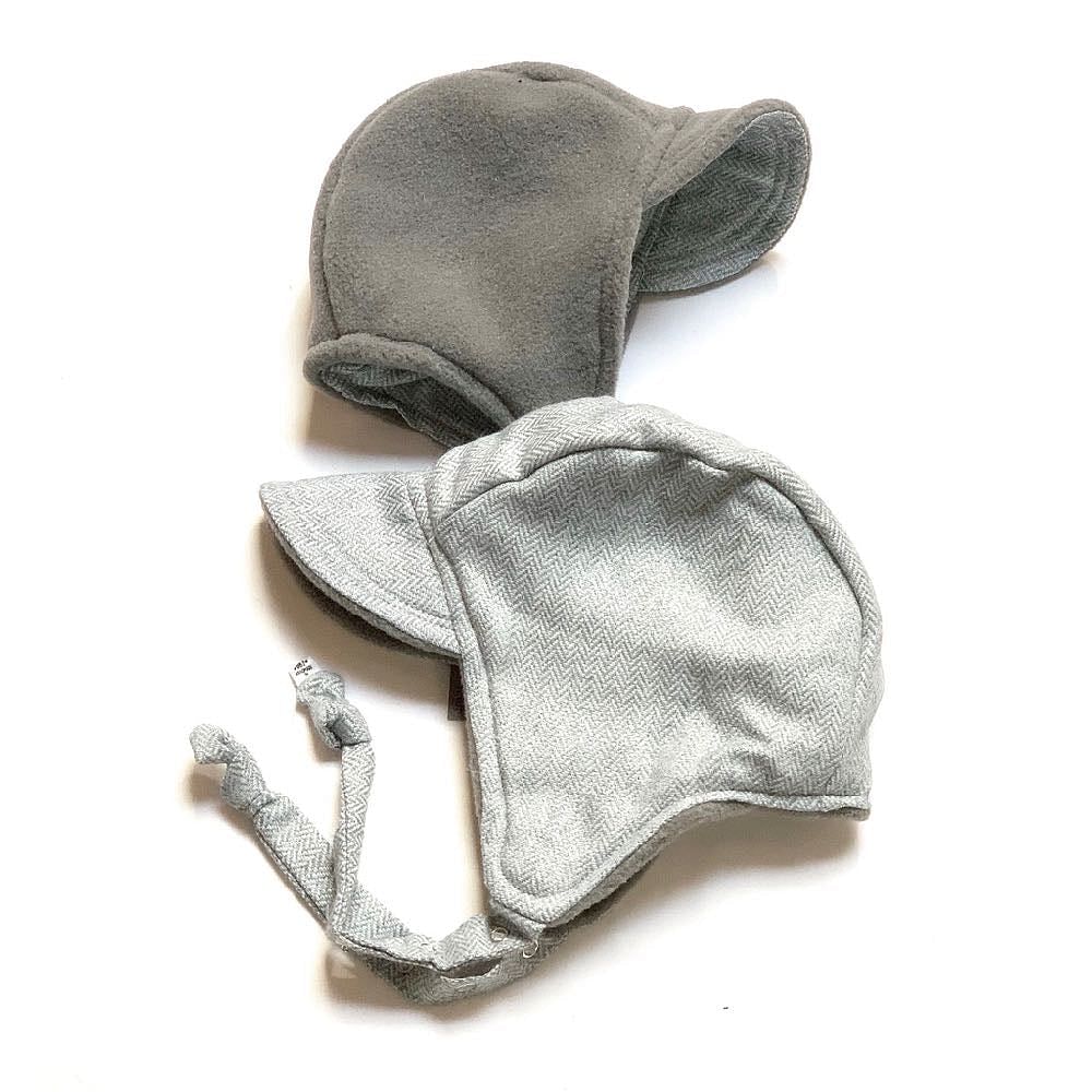 Pilot Bonnet In Herringbone Frost
