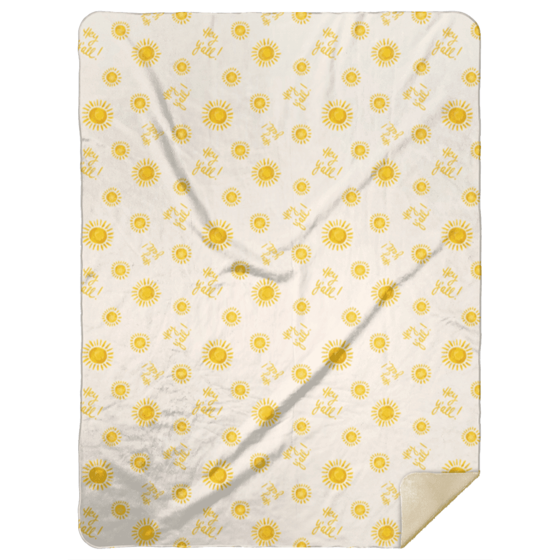 Hey Y'all Plush Throw Blanket 60x80