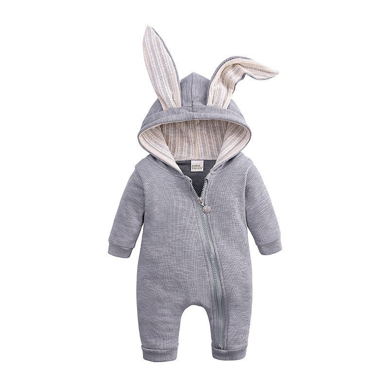 Bunny Rabbit Zipper Hoodies - Cotton