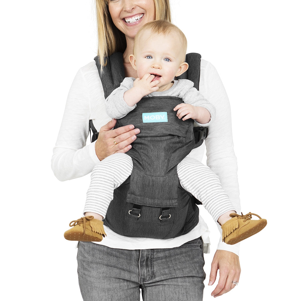 2-in-1 Carrier + Hip Seat - Grey