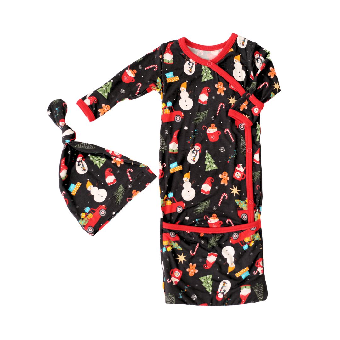 Holiday Cheer Gown & Hat