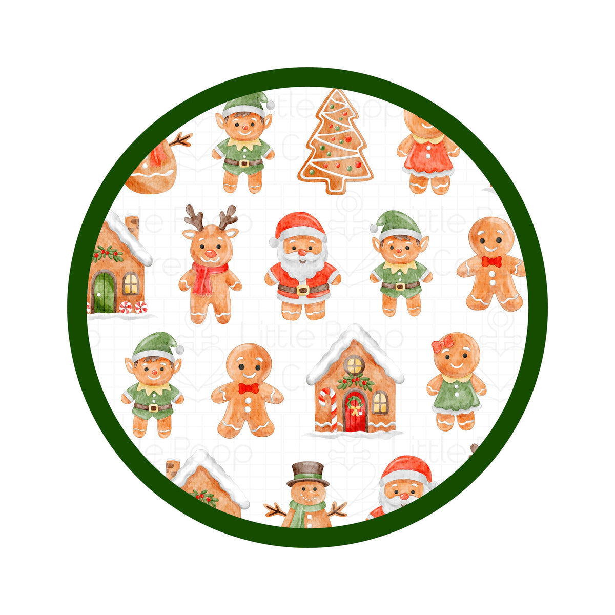 Christmas | Holiday Gingerbread | Bamboo Quilted Adult Blanket
