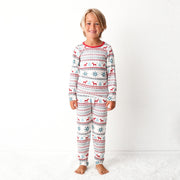 Holiday Reindeer Blue Pajama