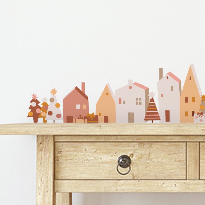 Christmas Village Wall Decals