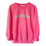 Collegiate Gma ♡ Pink Printed Grandma Sweatshirt
