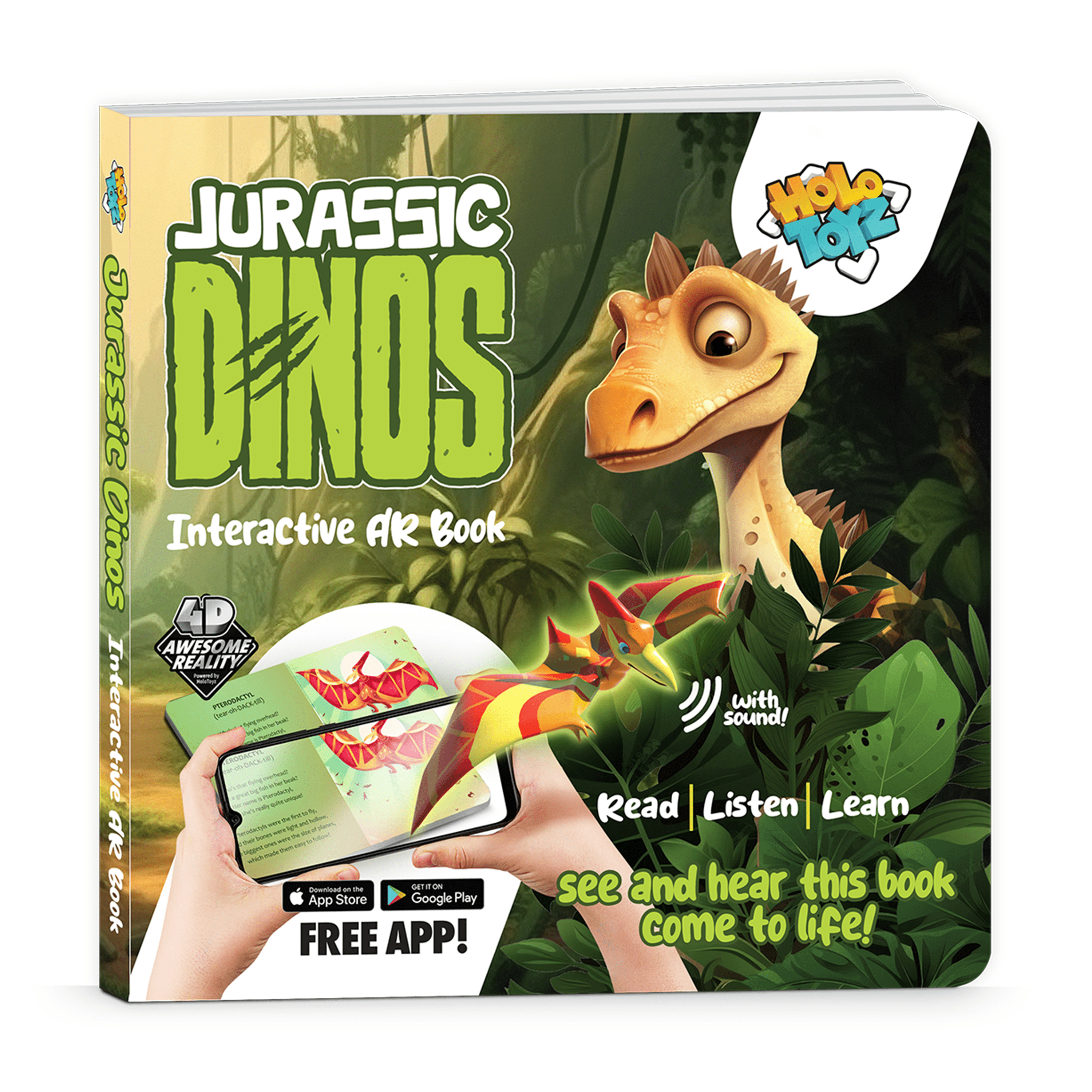 Holotoyz - Jurassic Dinos Ar Book