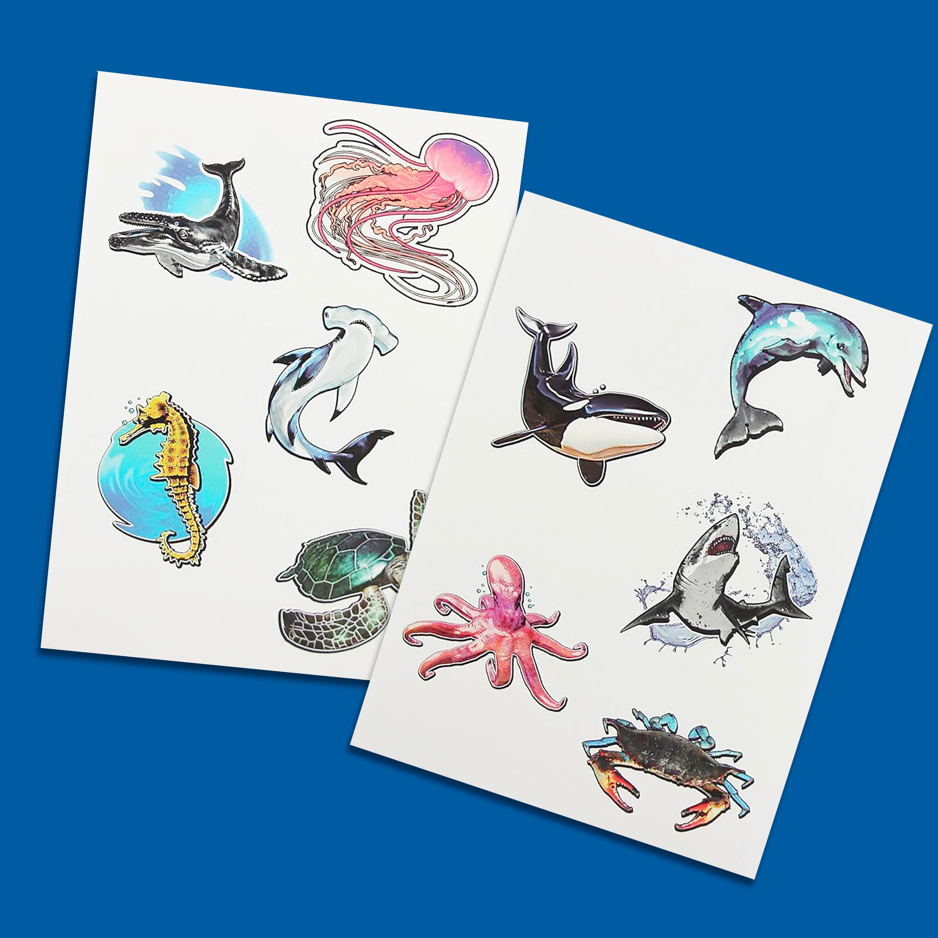 Holotoyz - Sea Creatures Ar Stickers