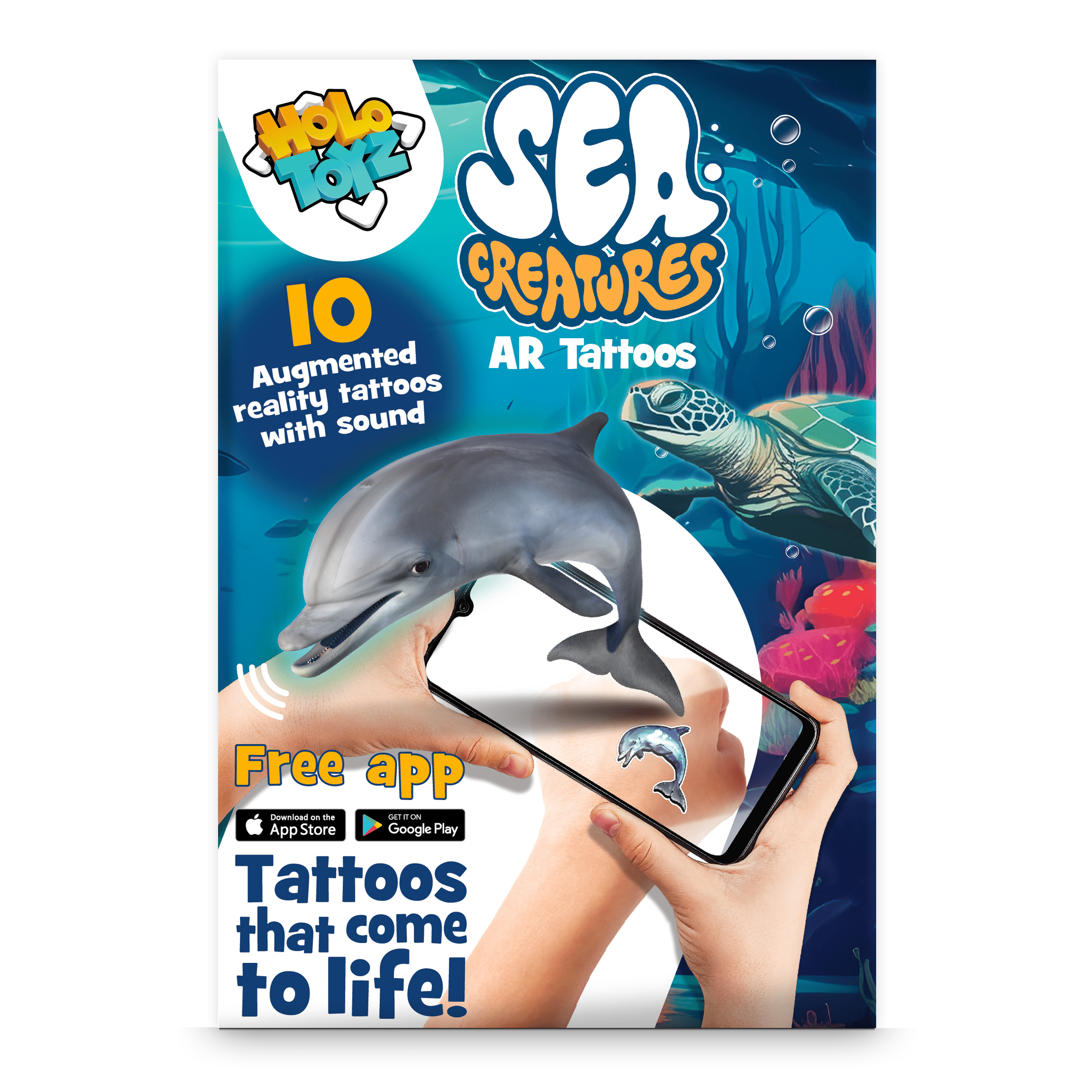 Holotoyz - Sea Creatures Ar Tattoos