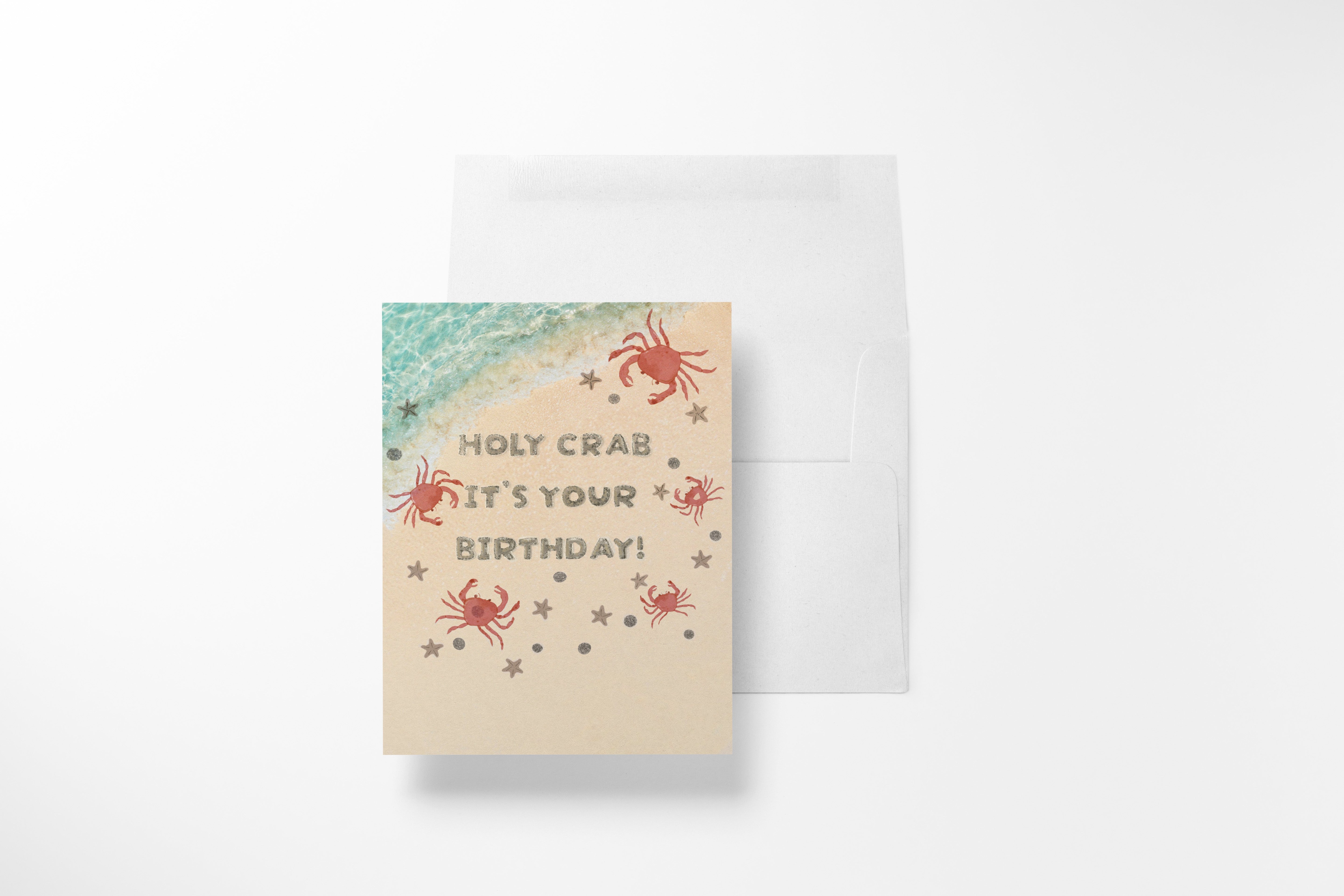 Holy Crab It's Your Birthday Greeting Card