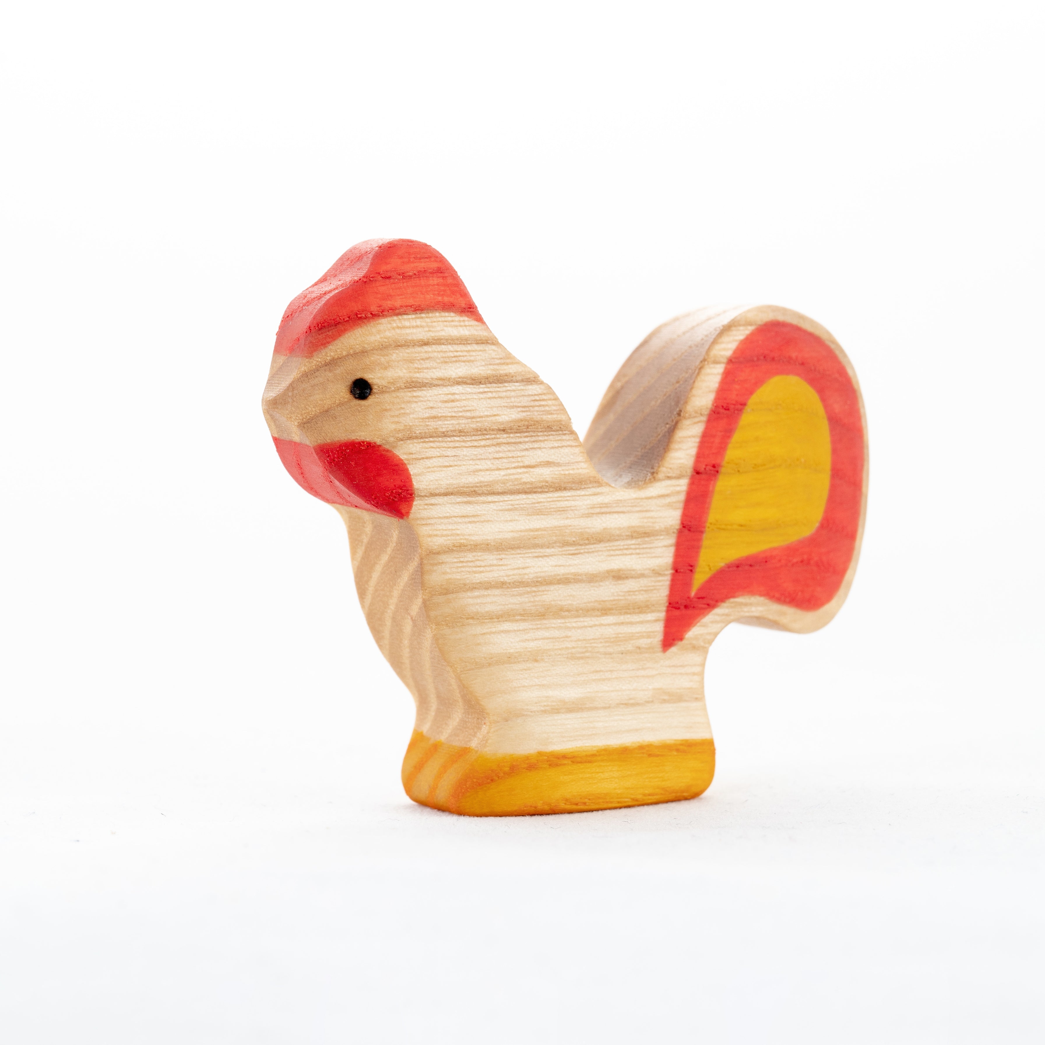 Wooden Farm Animals Set Painted- 11 Pieces