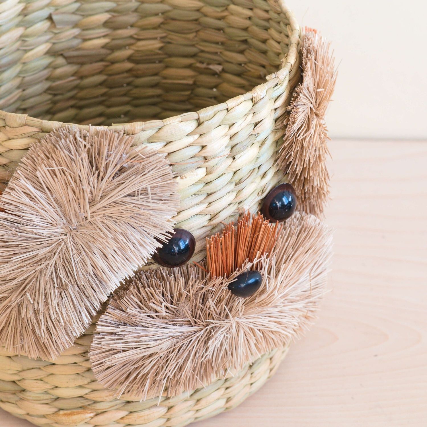 Dog 6" Seagrass Basket Planter - Planter Basket | Likhâ