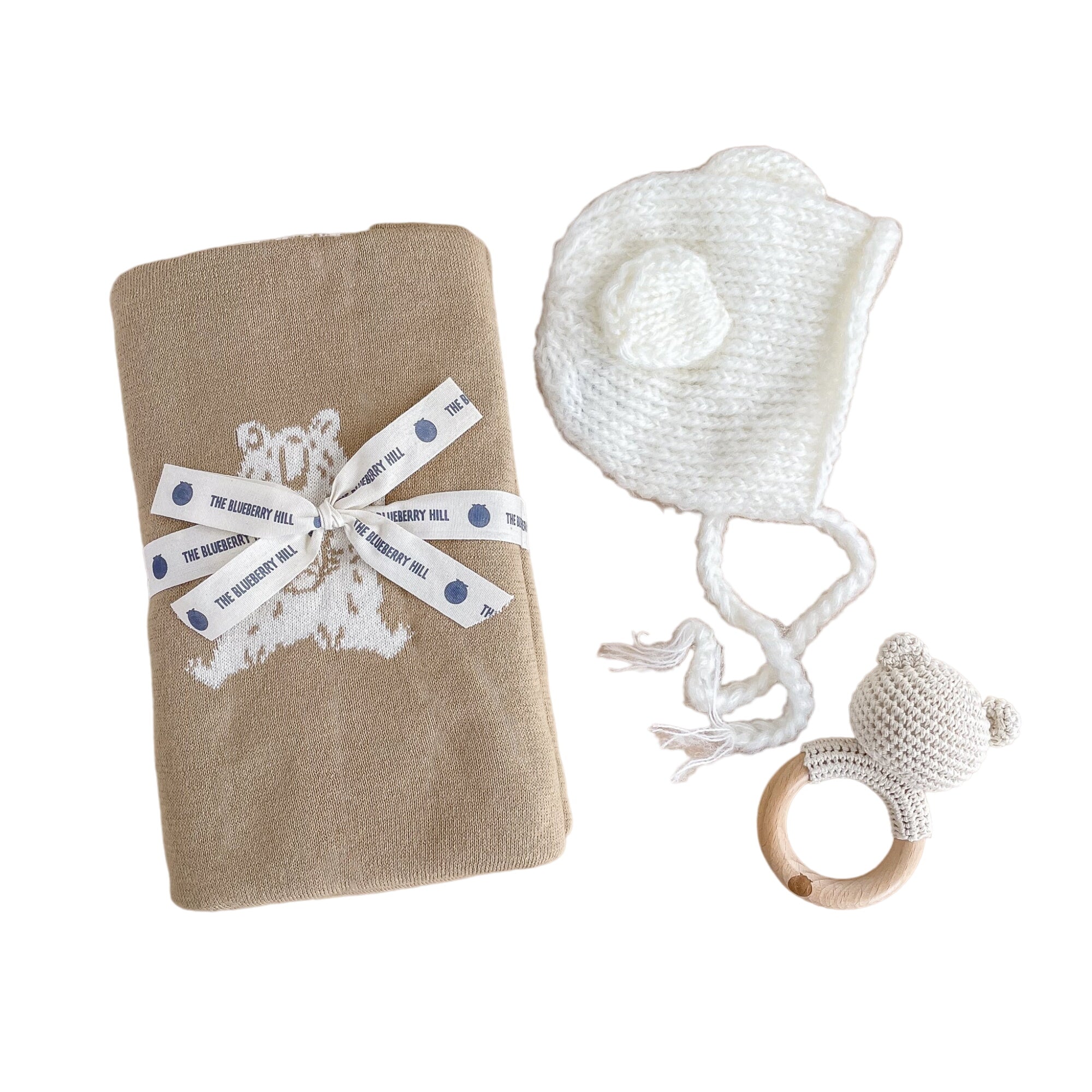 Cotton Baby Honey Bear Gift Set