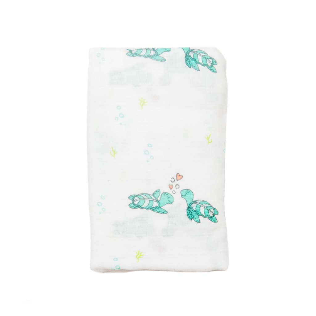 Honu Honi Muslin Swaddle Blanket