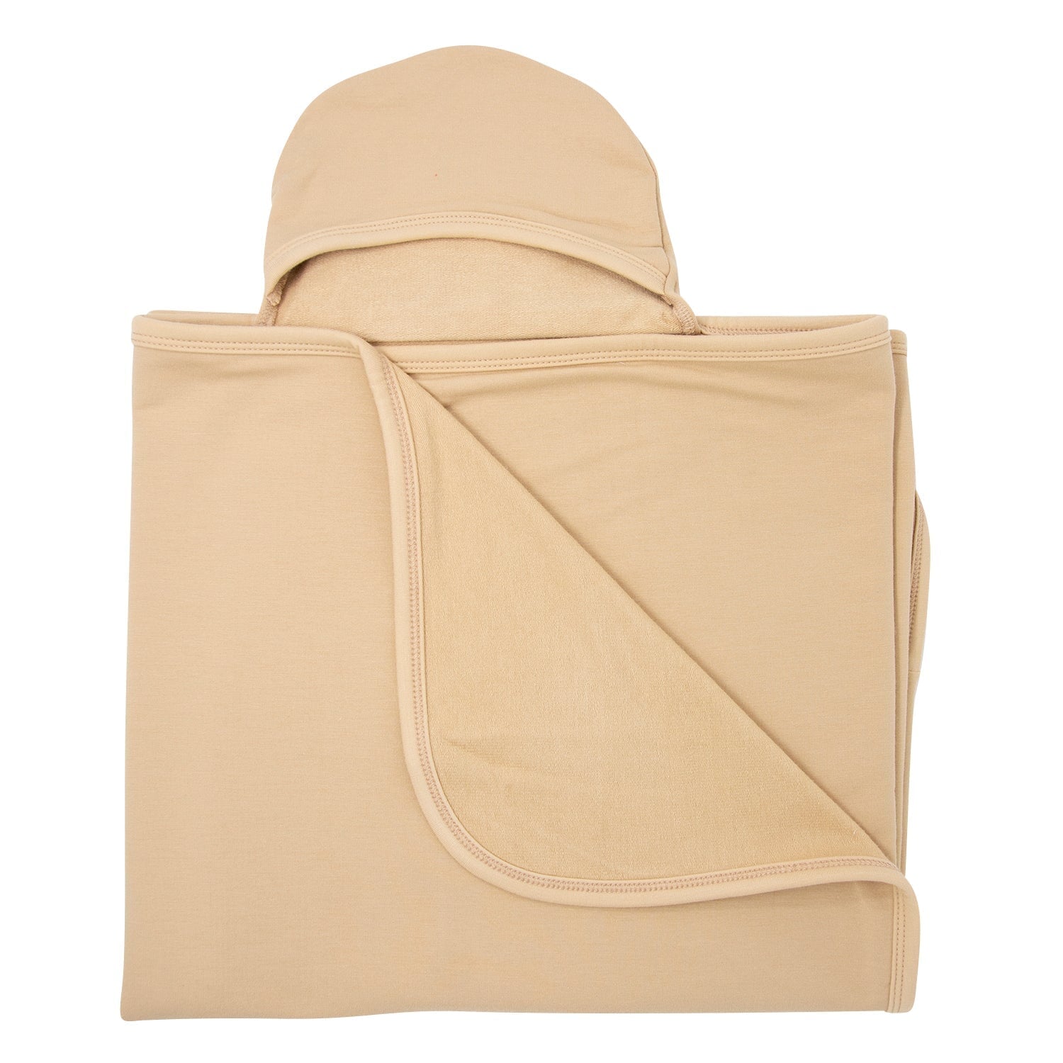 Hooded Baby Bath Towels - Straw