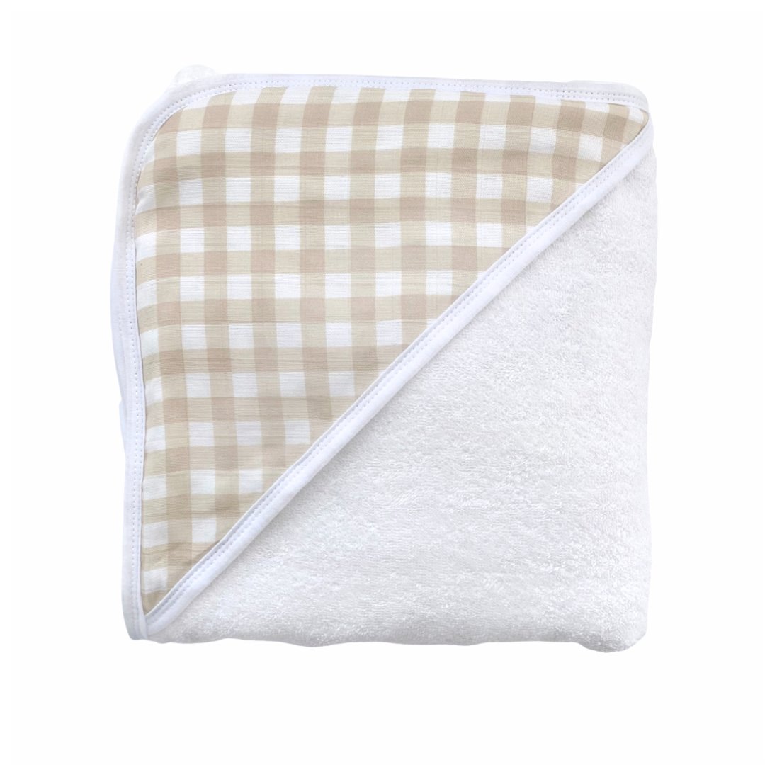 Hooded Towel- Gingham