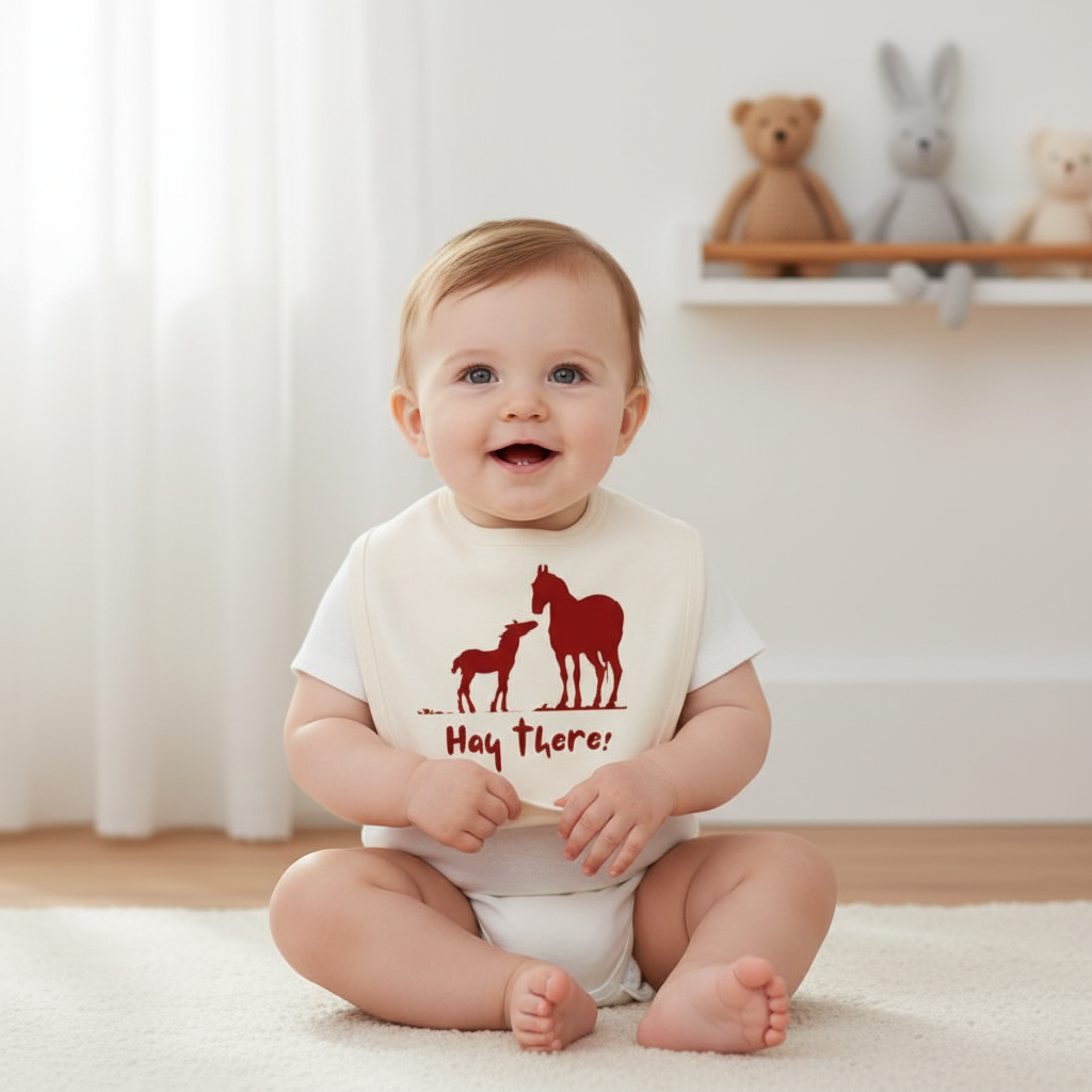 Horse Baby Bib