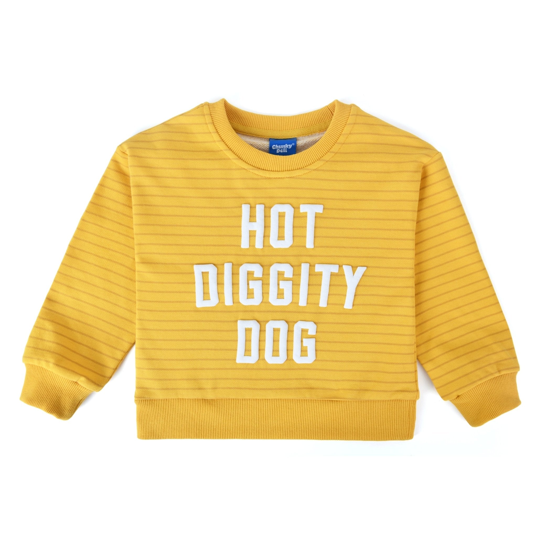 Hot Diggity Dog Kids Crewneck Sweater