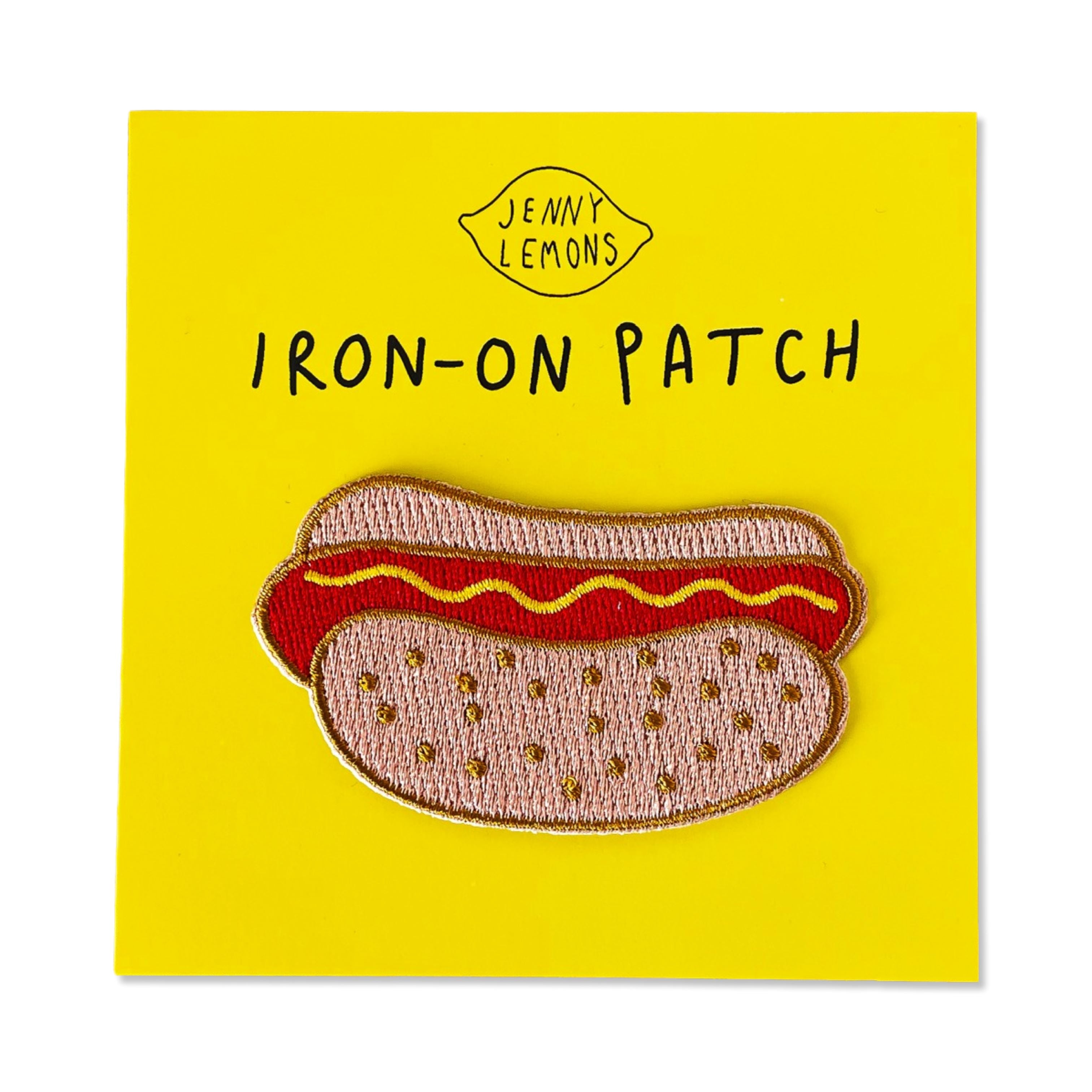 Hot Dog Iron-on Patch
