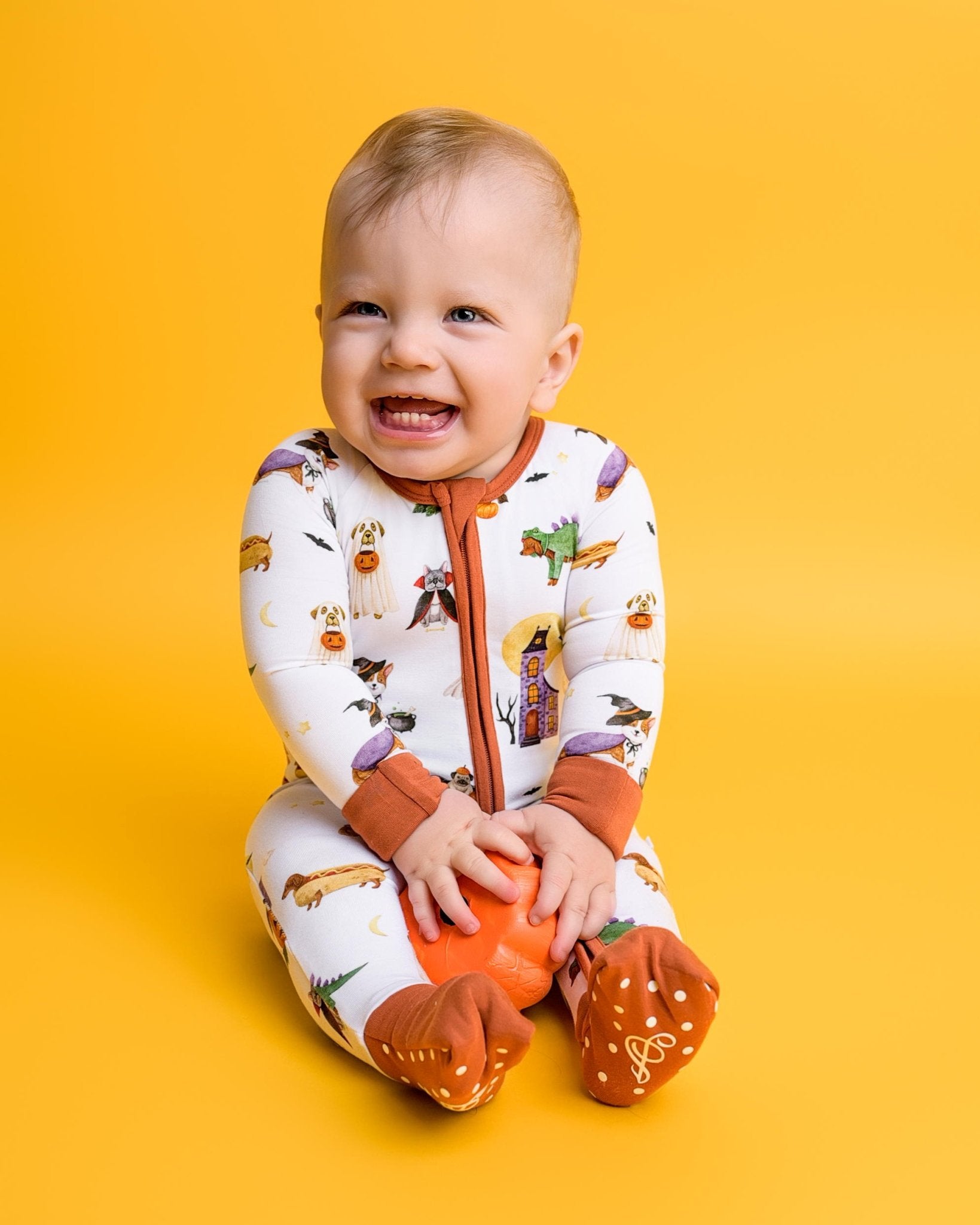 Howl-o-ween (dog) Romper