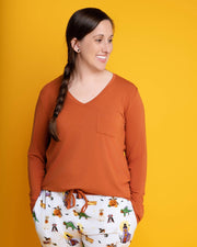 Howl-o-ween (dog) Women's Long Sleeve Shirt