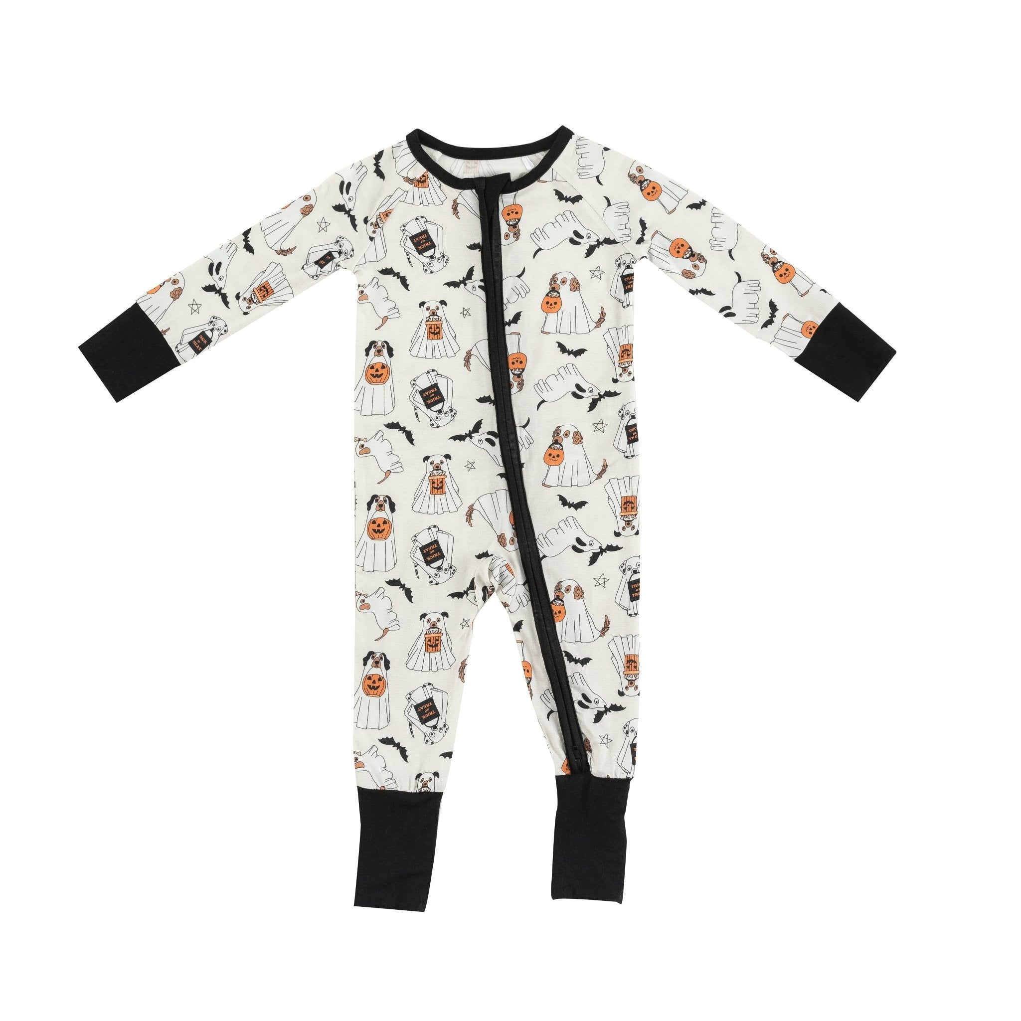 Howl-o-ween Pups (convertible Zip Footies)
