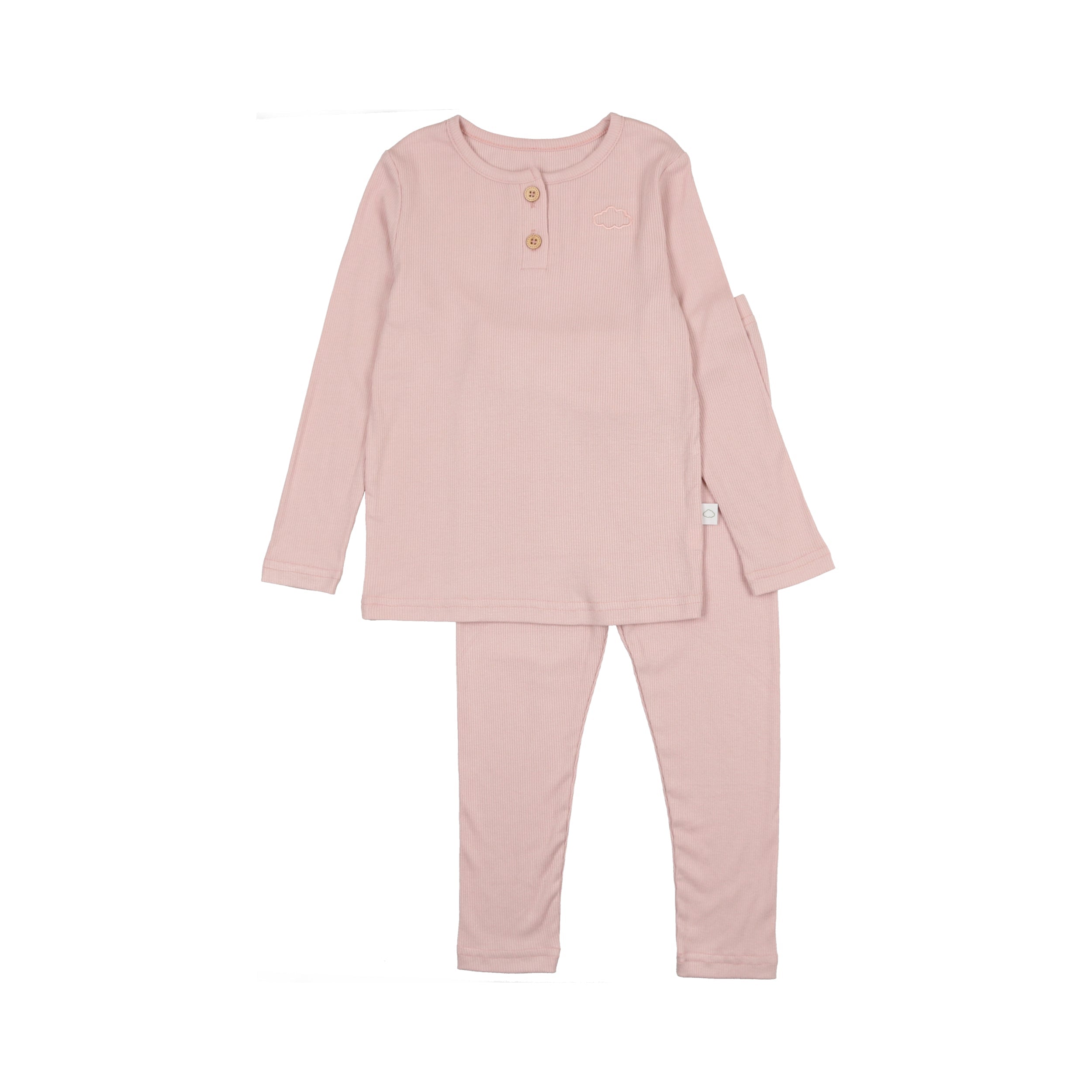 Henley Pj- Blush