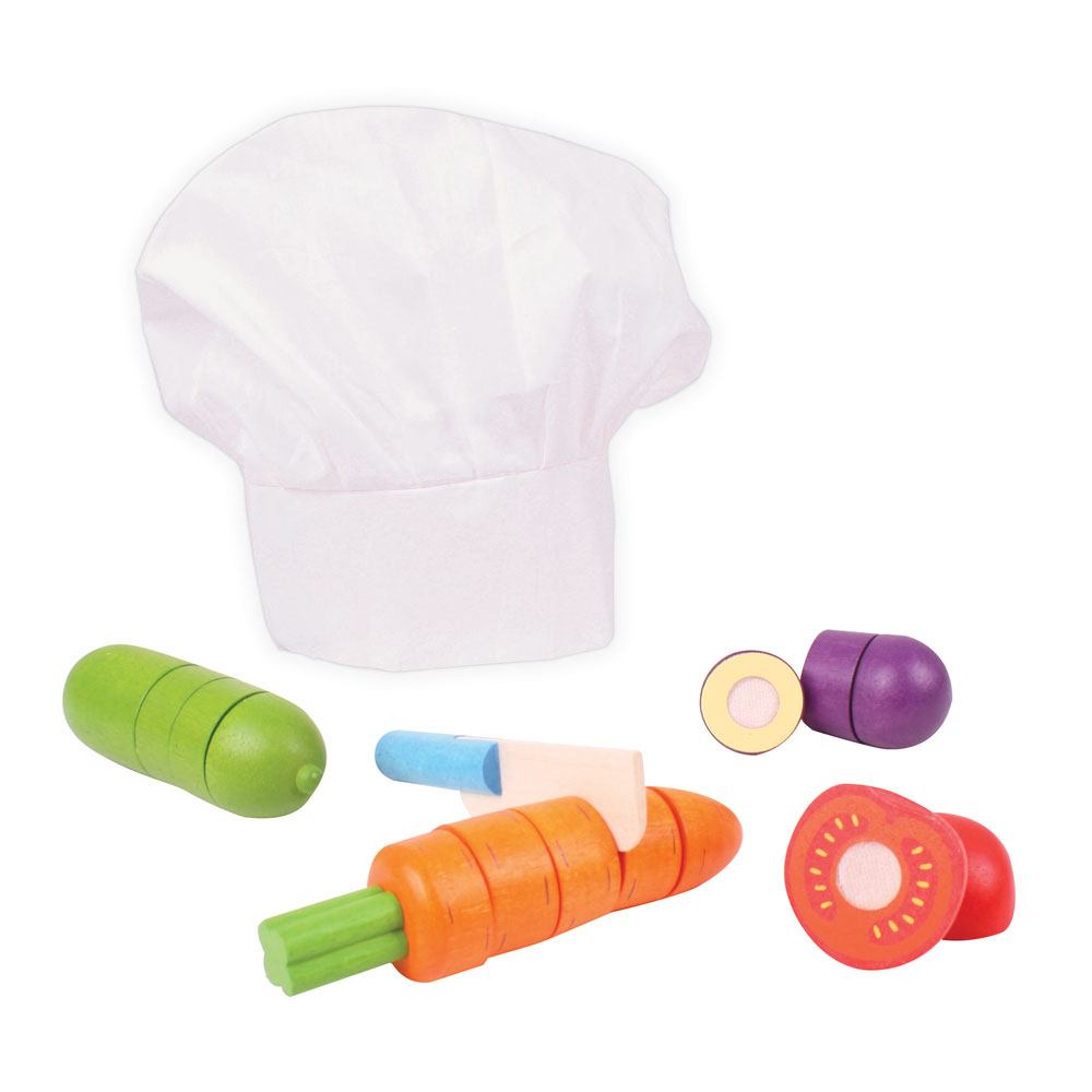 Cutting Vegetables Chef Set By Bigjigs Toys Us