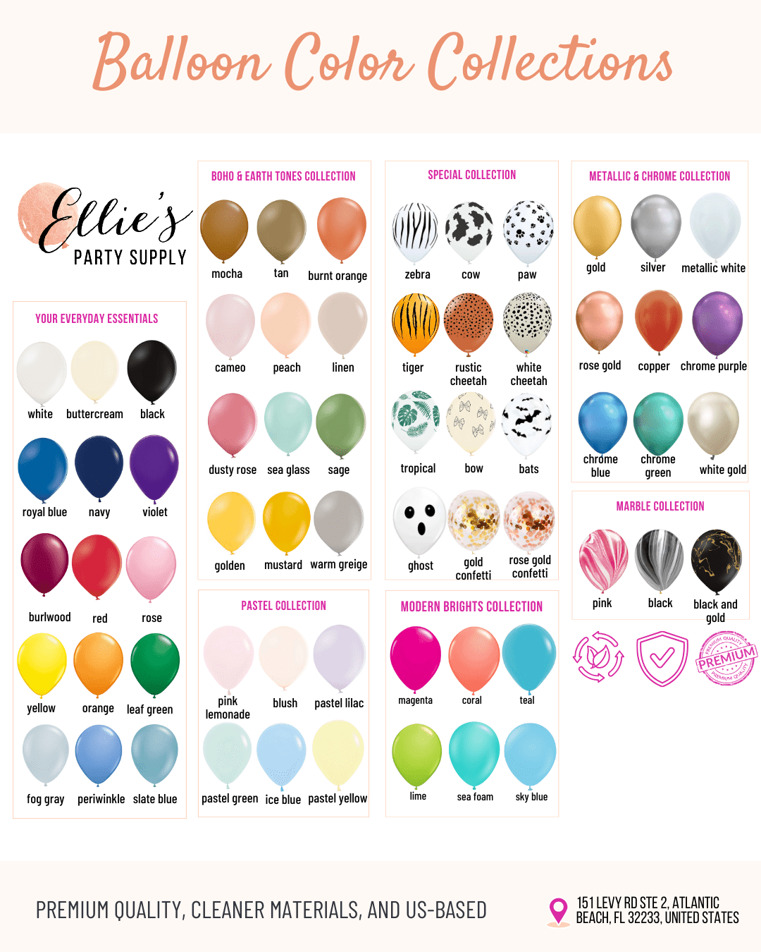 Pastel Rainbow Mini Balloon Cake Topper