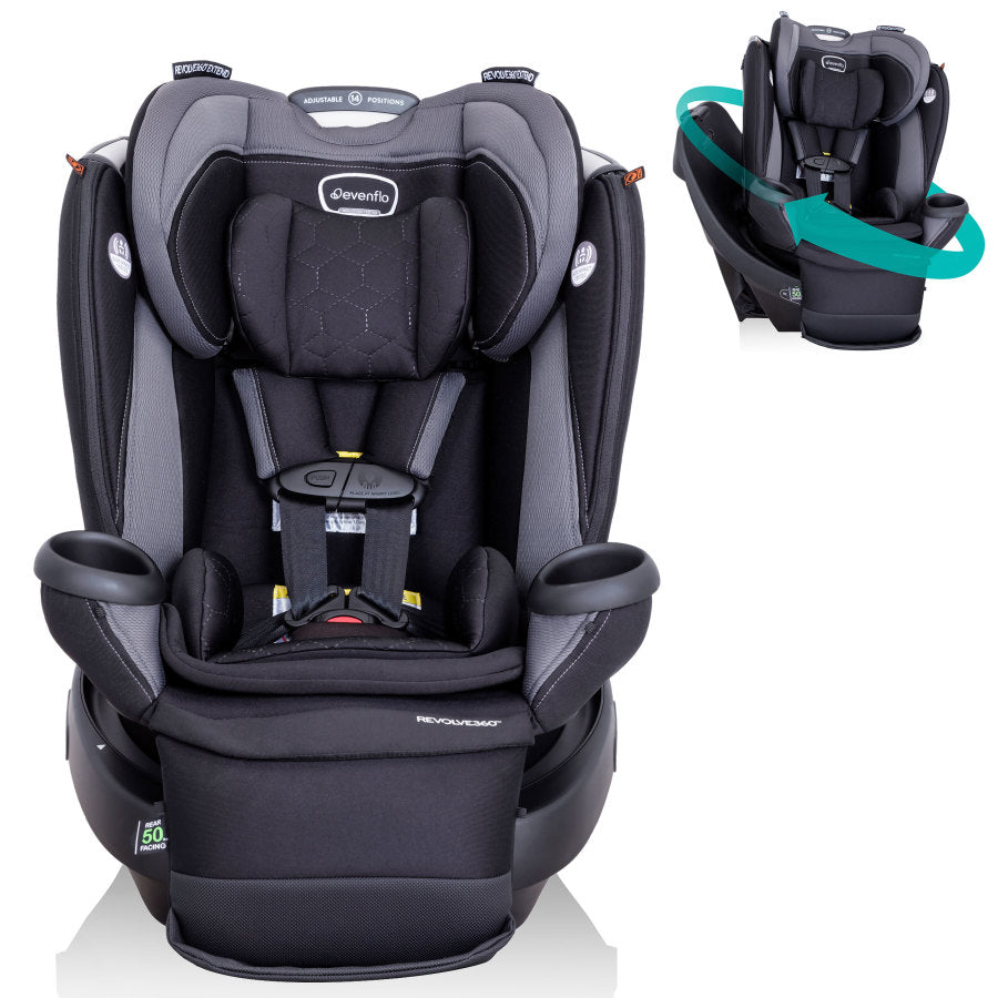 Revolve360 Extend Rotational All-in-one Convertible Car Seat With Quick Clean Cover