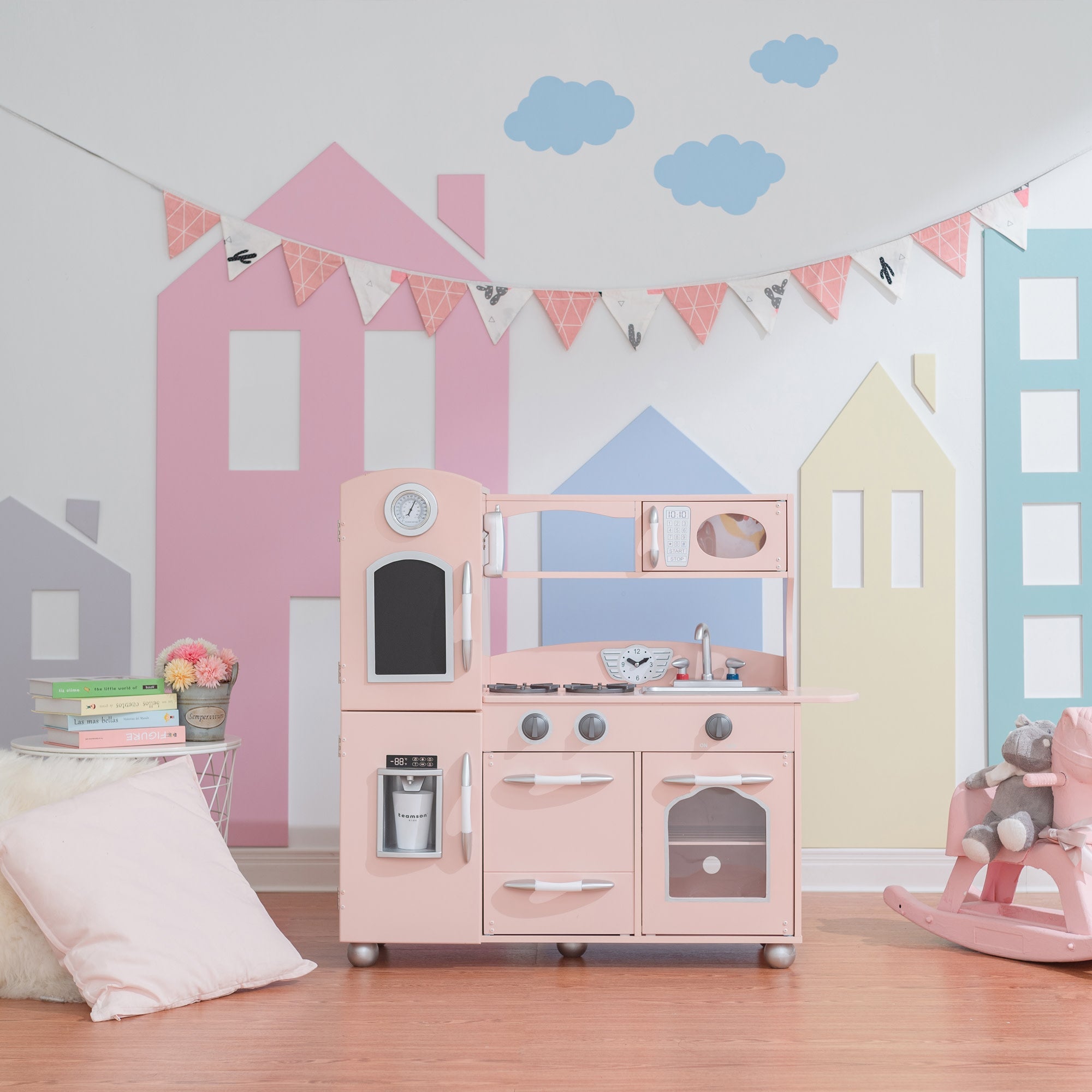 Little Chef Westchester Retro Play Kitchen, Pink