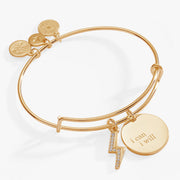 “i Can, I Will” Duo Charm Bangle