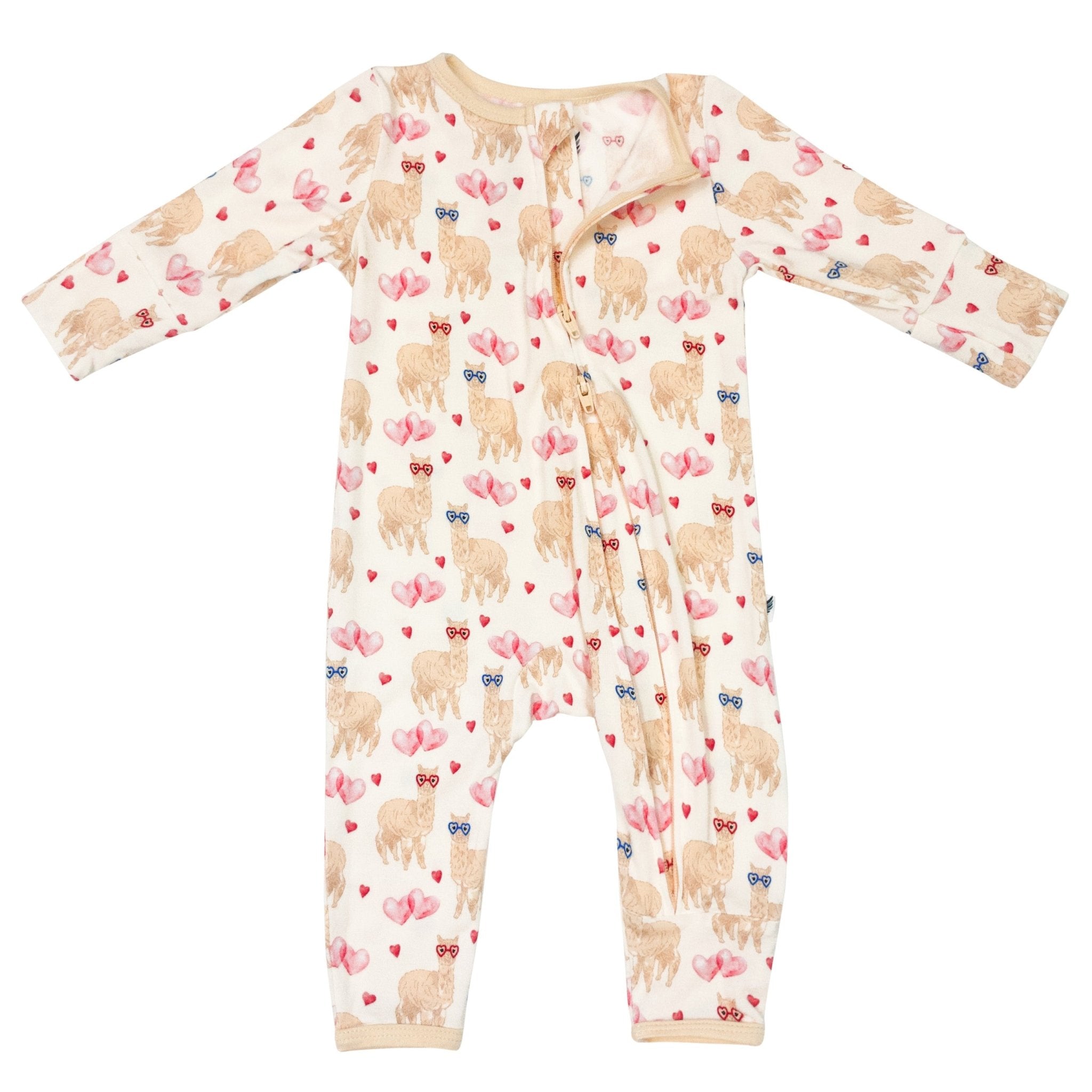 I Give You My Heart Alpacas Coverall (0-3t)