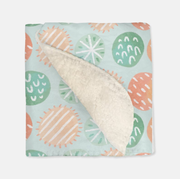 Modern Confetti Cactus - Vintage Baby Blanket