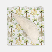 Tropical Jungle Foliage - Vintage Baby Blanket