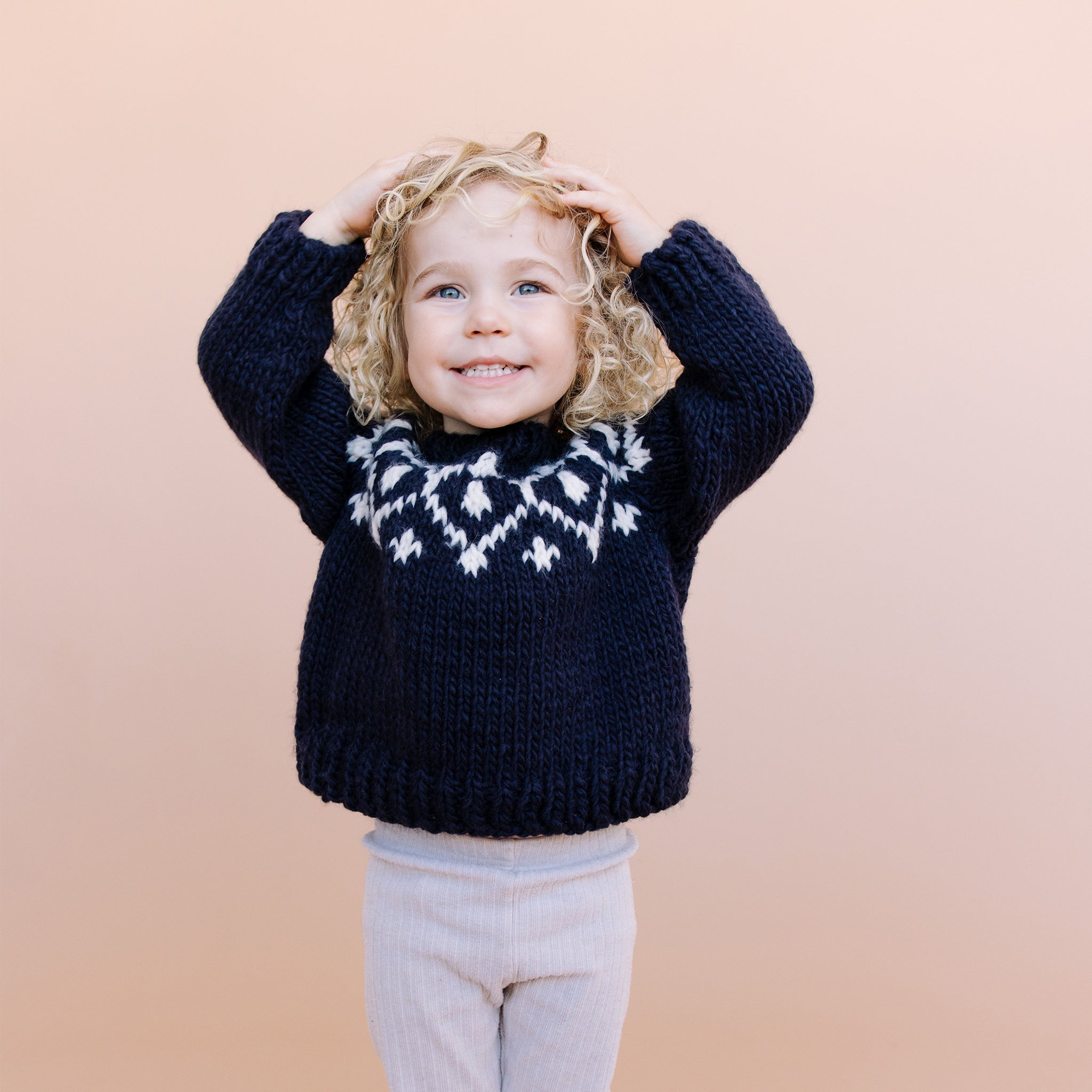 Icicle Sweater, Navy