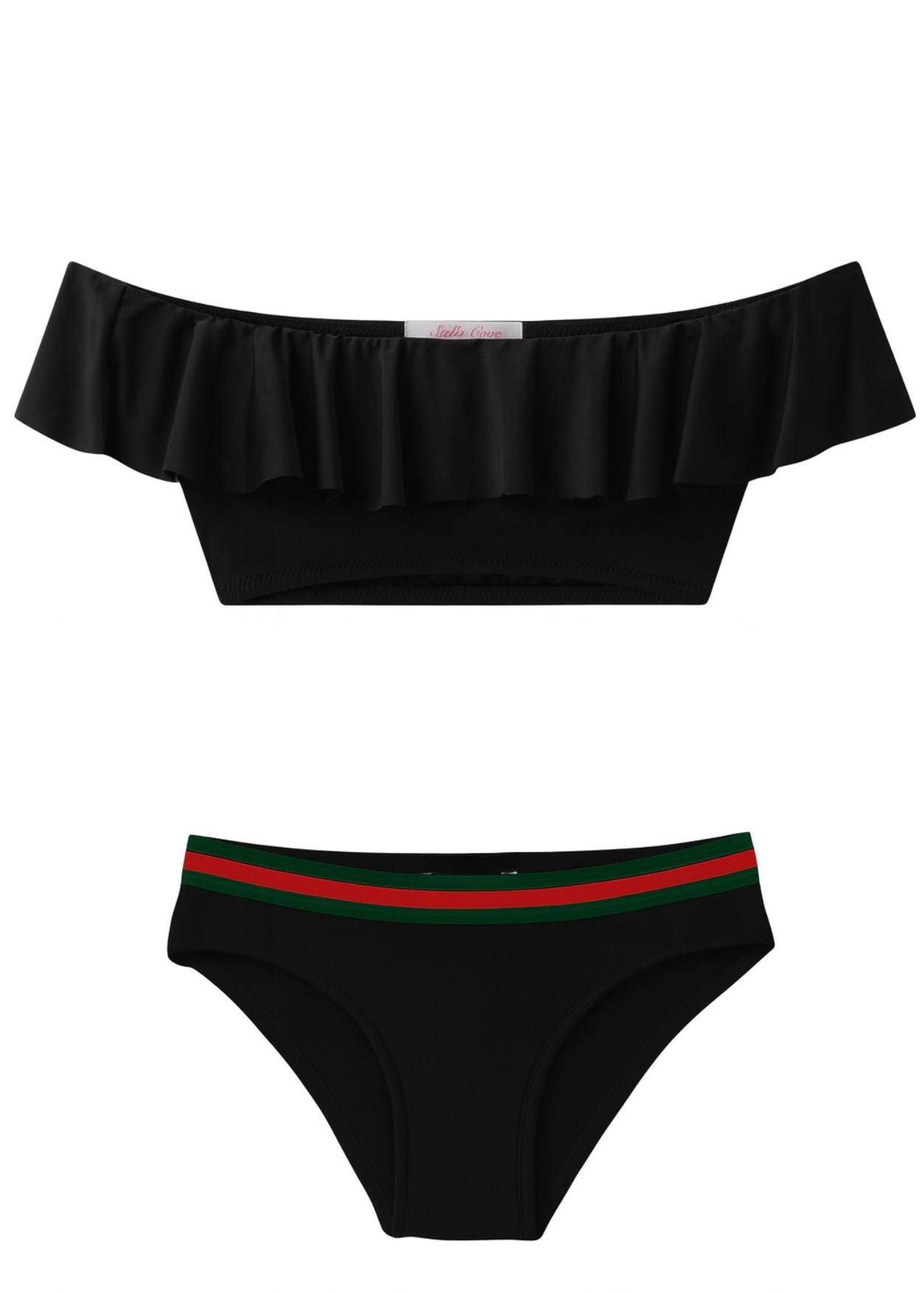 Black Bikini With Belt