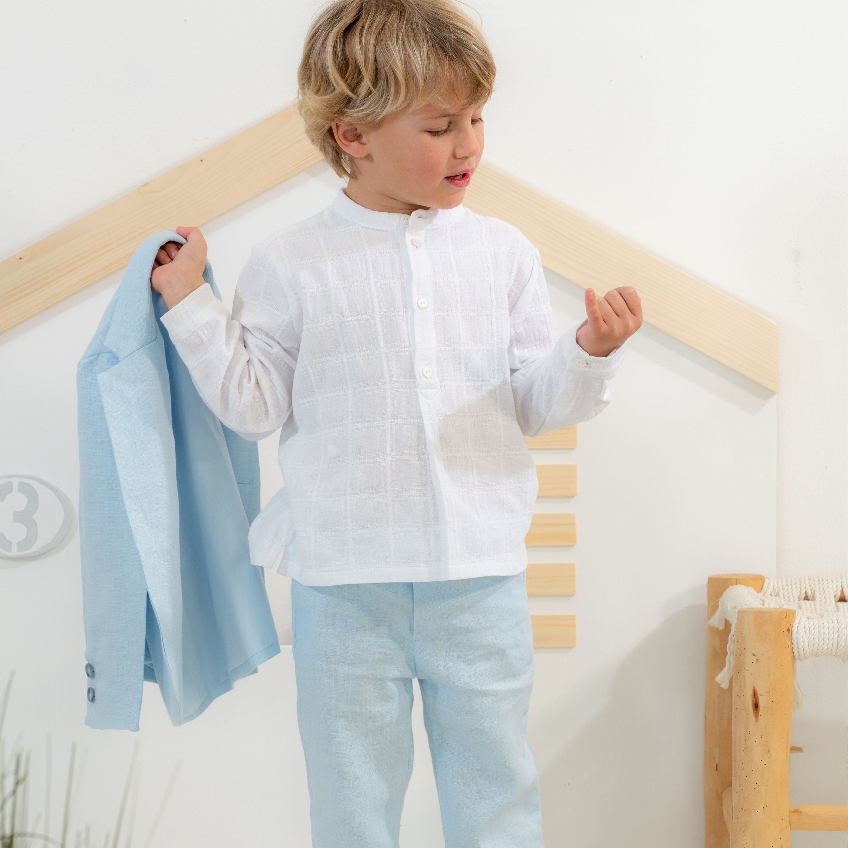 Igor | Boys White Cotton Shirt