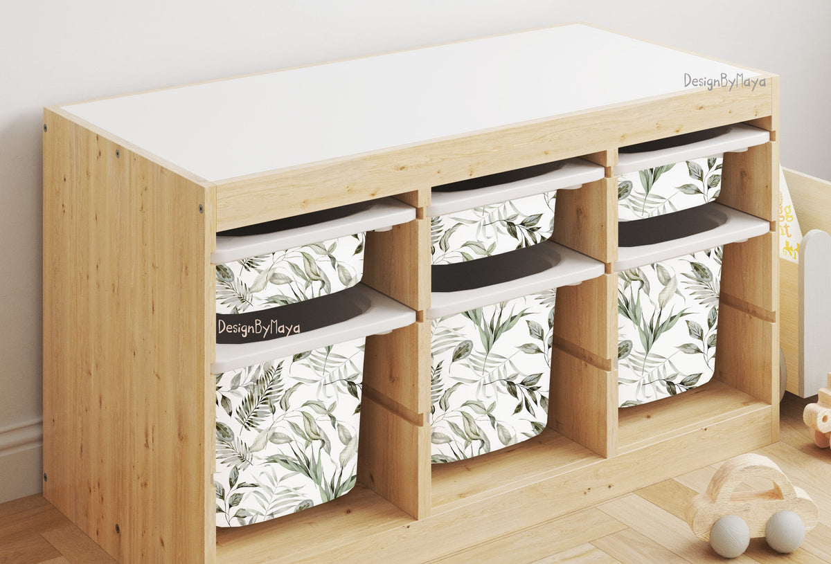 Ikea Trofast Storage Bin Sticker Set, Ikea Upgrade Decor, Ikea Hack