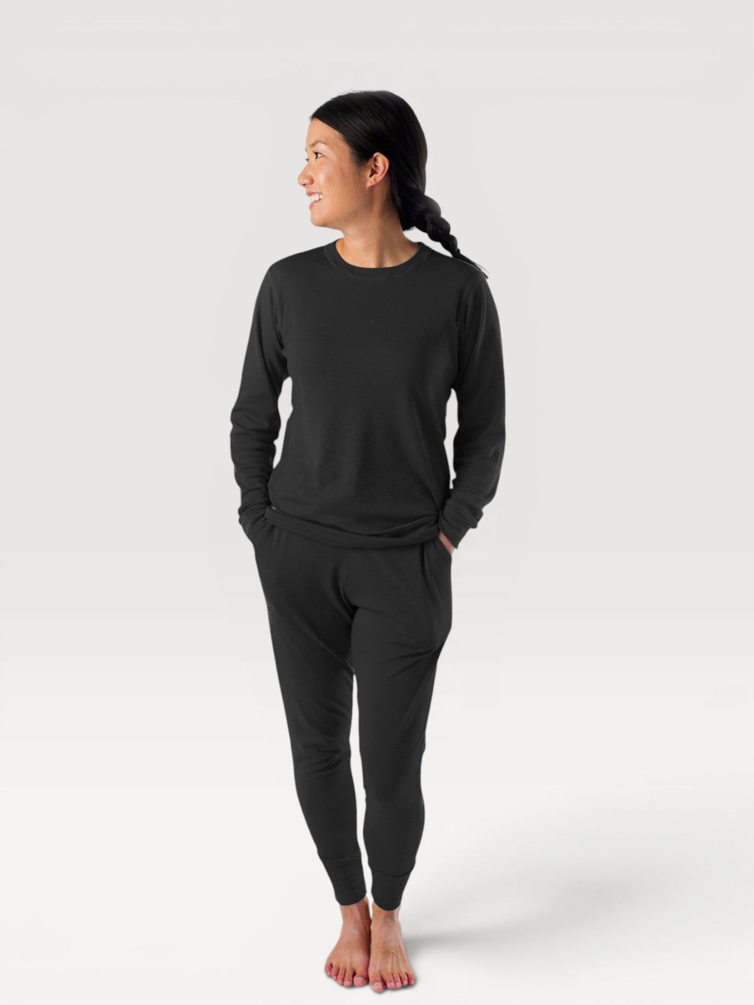 Adult Midweight Merino Crew