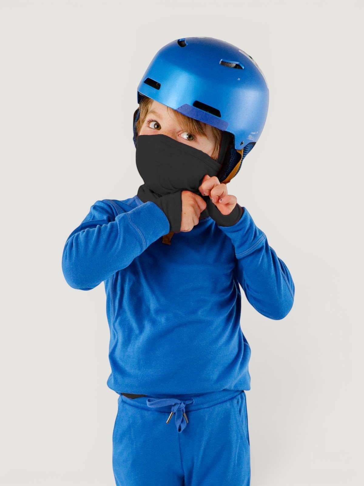 Merino Balaclava With Ponytail Hole – All Ages